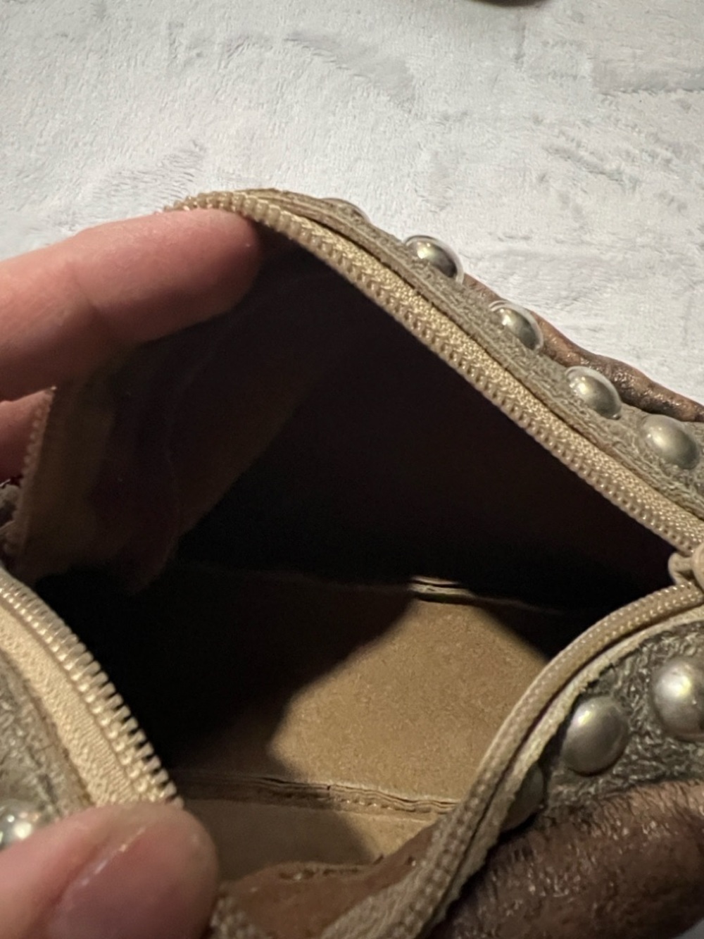Leatherock Distressed Brown Hobo Crossbody Bag rustic luxe festival ready - Picture 7 of 10